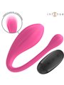 Intense Janice - Vibratore a U Rosa Doppia Stimolazione con Telecomando