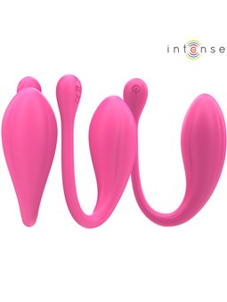 Intense Janice - Vibratore a U Rosa Doppia Stimolazione con Telecomando