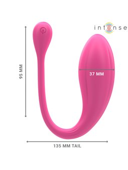 Intense Janice - Vibratore a U Rosa Doppia Stimolazione con Telecomando