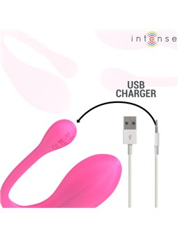 Intense Janice - Vibratore a U Rosa Doppia Stimolazione con Telecomando