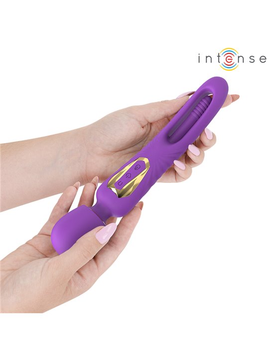 Intense Christy - Bacchetta Vibrante in Silicone con Lingua Stimolante