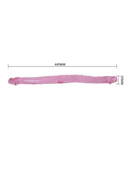 Baile - Pink Double Dong 44.5 CM