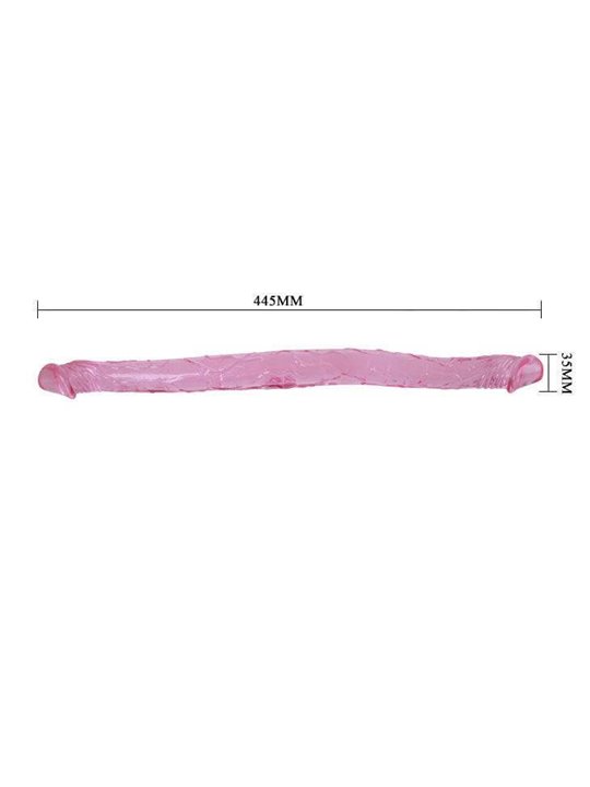 Baile - Pink Double Dong 44.5 CM