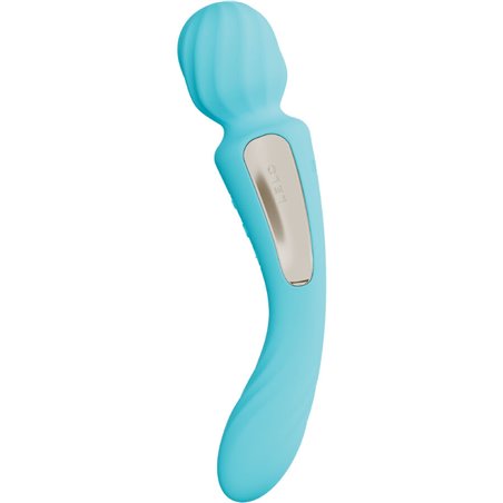 Lelo Switch - Vibrator Wand Doppia Stimolazione in Silicone Celeste