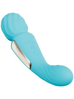 Lelo Switch - Vibrator Wand Doppia Stimolazione in Silicone Celeste