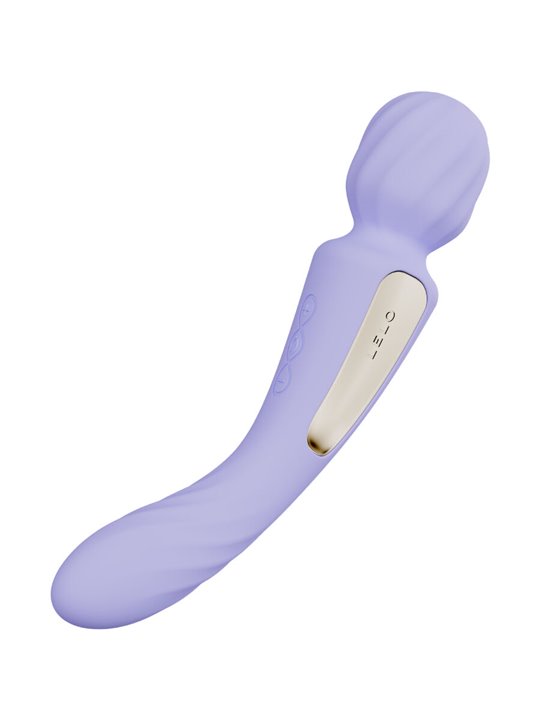 Lelo Switch - Purple Silicone Double Stimulation Wand Vibrator