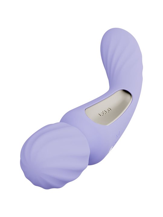 Lelo Switch - Purple Silicone Double Stimulation Wand Vibrator