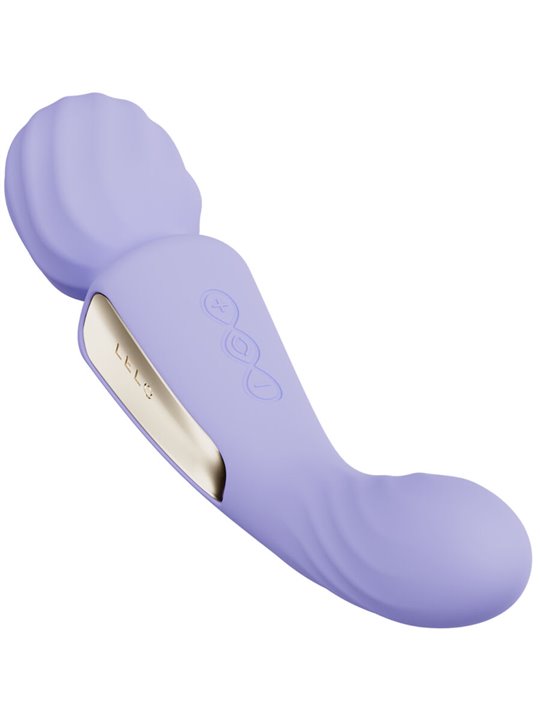 Lelo Switch - Purple Silicone Double Stimulation Wand Vibrator