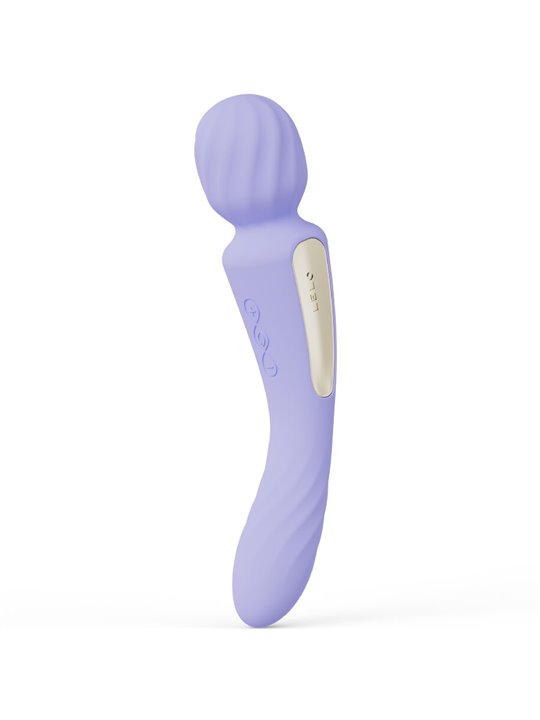 Lelo Switch - Purple Silicone Double Stimulation Wand Vibrator