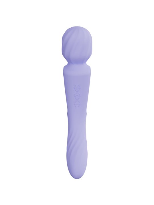 Lelo Switch - Purple Silicone Double Stimulation Wand Vibrator