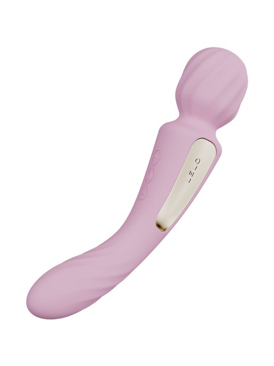 Lelo Switch - Double Stimulation Silicone Wand Vibrator in Pink