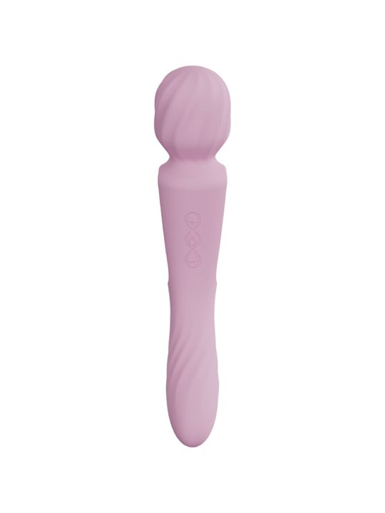 Lelo Switch - Double Stimulation Silicone Wand Vibrator in Pink
