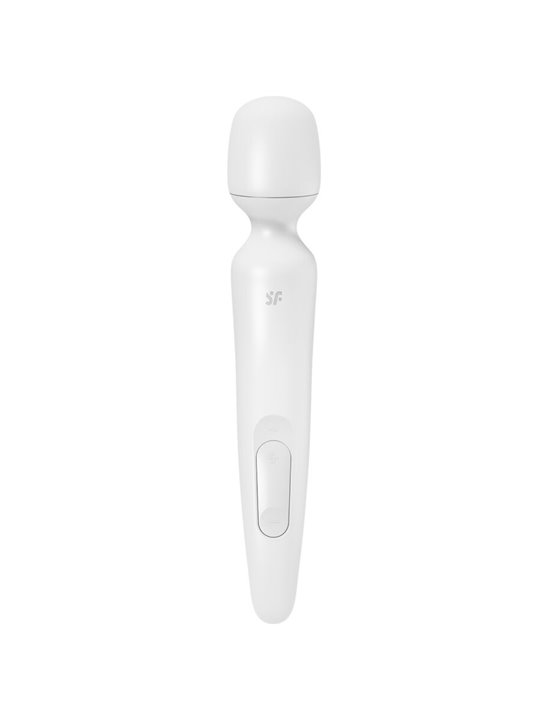 Satisfyer Wand Erland - Massaggiatore Bacchetta Bianco XXL 50 Vel.