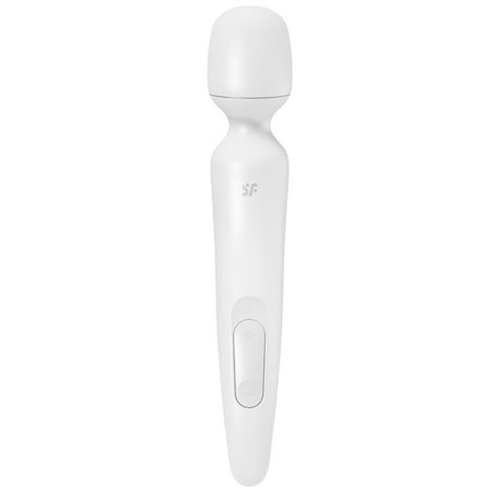 Satisfyer Wand Erland - Massaggiatore Bacchetta Bianco XXL 50 Vel.
