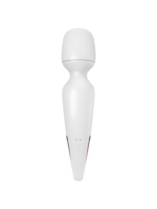 Satisfyer Wand Erland - Massaggiatore Bacchetta Bianco XXL 50 Vel.