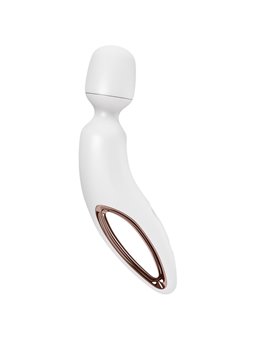 Satisfyer Wand Erland - Massaggiatore Bacchetta Bianco XXL 50 Vel.