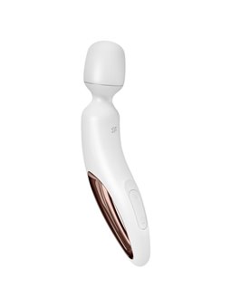 Satisfyer Wand Erland - Massaggiatore Bacchetta Bianco XXL 50 Vel.