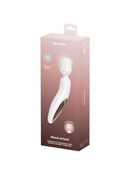 Satisfyer Wand Erland - White XXL Wand Massager 50 Speeds