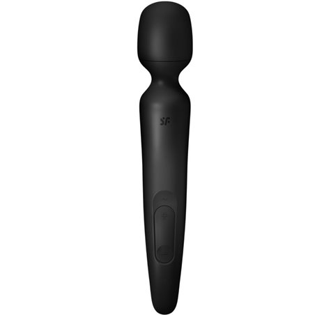 Satisfyer Wand Erland - Massaggiatore Bacchetta Nero XXL 50 Vel.