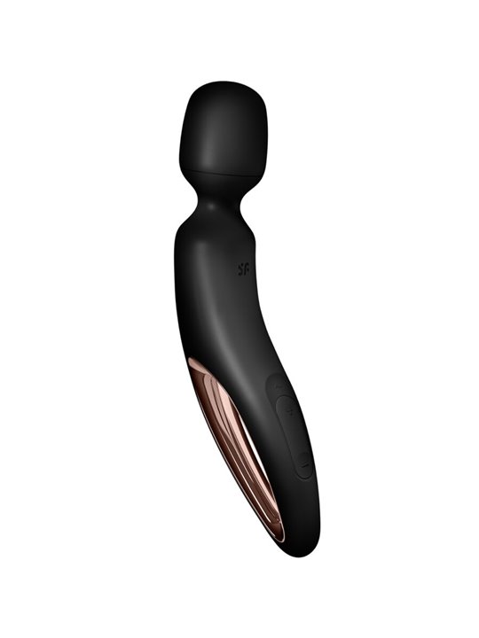 Satisfyer Wand Erland - Massaggiatore Bacchetta Nero XXL 50 Vel.