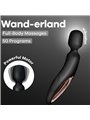 Satisfyer Wand Erland - Massaggiatore Bacchetta Nero XXL 50 Vel.