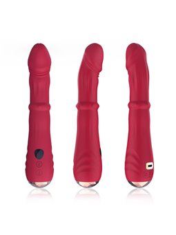 Armony - Vibratore Realistico Up & Down Termoregolabile Rosso 21,9 Cm