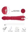 Armony - Vibratore Realistico Up & Down Termoregolabile Rosso 21,9 Cm