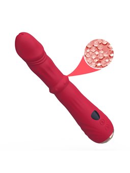 Armony - Vibratore Realistico Up & Down Termoregolabile Rosso 21,9 Cm