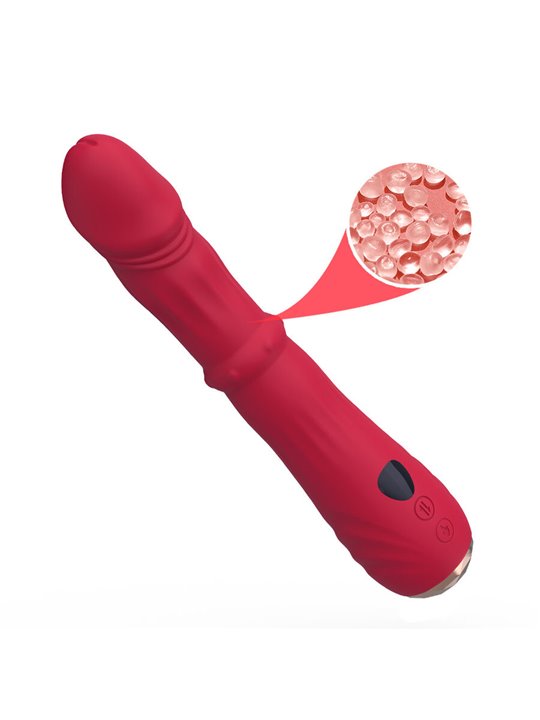 Armony - Vibratore Realistico Up & Down Termoregolabile Rosso 21,9 Cm