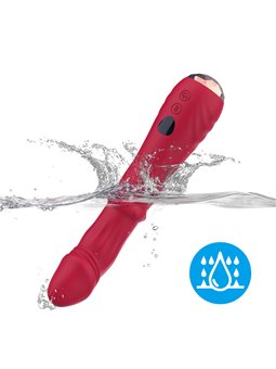 Armony - Vibratore Realistico Up & Down Termoregolabile Rosso 21,9 Cm