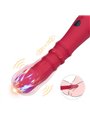 Armony - Realistic Up & Down Thermoregulable Red Vibrator 21.9 Cm