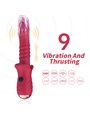 Armony - Realistic Up & Down G-Spot Vibrator, Red, 21.7 cm