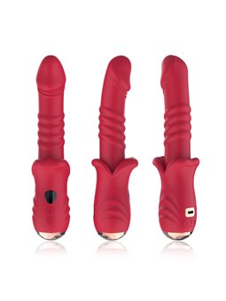 Armony - Realistic Up & Down G-Spot Vibrator, Red, 21.7 cm