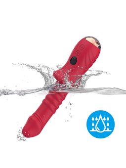 Armony - Vibratore Realistico Punto G Up & Down Rosso 21,7 Cm