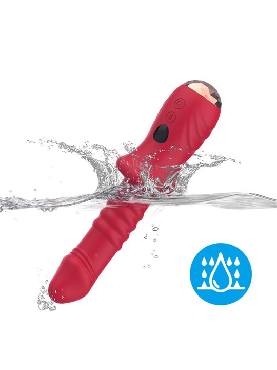 Armony - Vibratore Realistico Punto G Up & Down Rosso 21,7 Cm