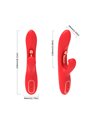 Armony - Vibratore Rabbit in Silicone Rosso con Lingua Oscillante