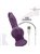 Intense Phoebe - Blue Realistic Vibrator with 10 Vibrations and Remote Control
