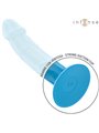 Intense Phoebe - Blue Realistic Vibrator with 10 Vibrations and Remote Control