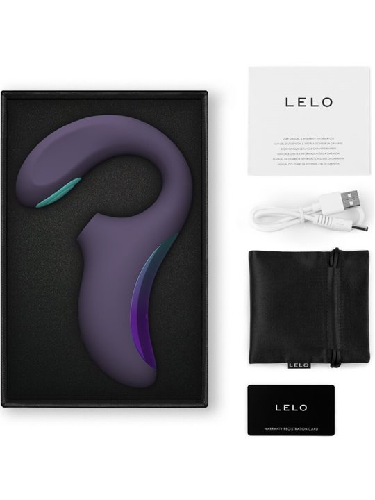 Lelo Enigma Double Sonic - Vibratore Massaggiatore Viola per Punto A