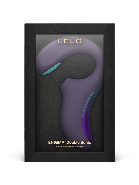Lelo Enigma Double Sonic - Vibratore Massaggiatore Viola per Punto A