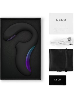 Lelo Enigma Double Sonic - Vibratore Massaggiatore Nero per Punto A