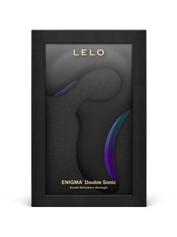 Lelo Enigma Double Sonic - Vibratore Massaggiatore Nero per Punto A
