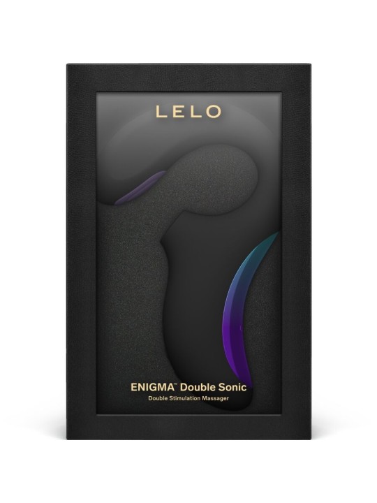 Lelo Enigma Double Sonic - Vibratore Massaggiatore Nero per Punto A