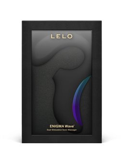 Lelo Enigma Wave - Triple Action Sonic Massager in Black Silicone