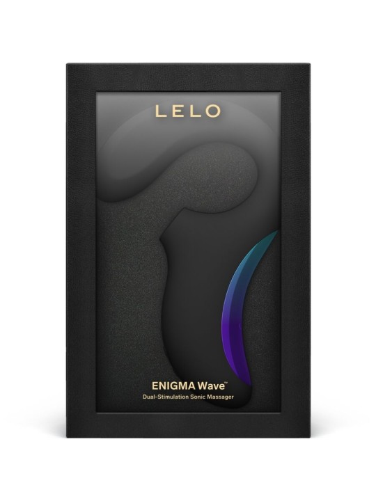 Lelo Enigma Wave - Triple Action Sonic Massager in Black Silicone
