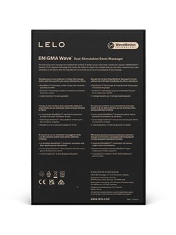 Lelo Enigma Wave - Triple Action Sonic Massager in Black Silicone