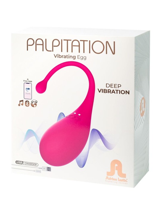 Adrien Lastic Palpitation - Ovetto Vibrante Rosa con App Gratuita
