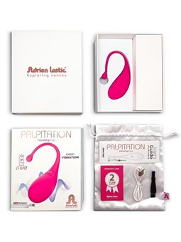 Adrien Lastic Palpitation - Ovetto Vibrante Rosa con App Gratuita