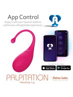 Adrien Lastic Palpitation - Ovetto Vibrante Rosa con App Gratuita