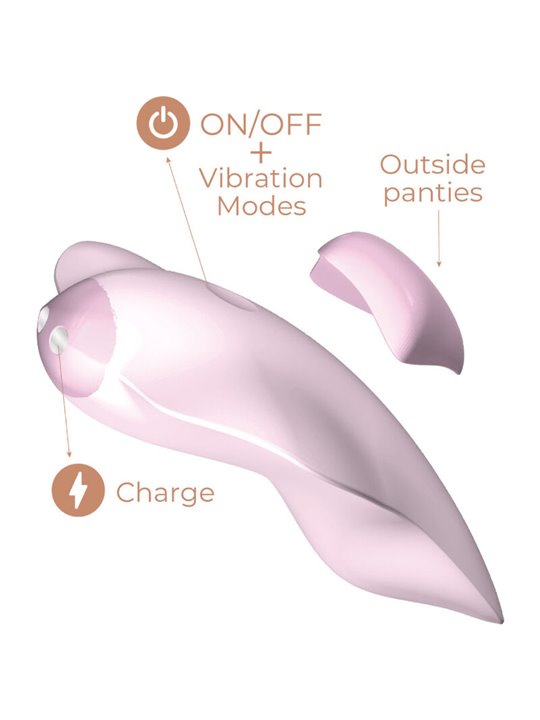 Adrien Lastic Temptation - Pink Panty Vibrator with Free App